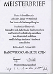 Meisterbrief im Mechaniker-Handwerk Seit 1986 selbststndig im KFZ-Handwerk mit Autos und Motorrder